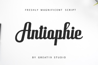 Antiophie Script: A Typeface That Commands Attention