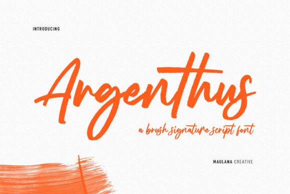 Argenthus Script: Style That Speaks Volumes