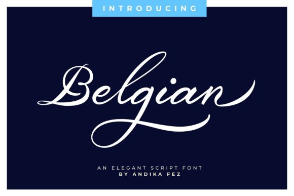 Belgian Script: Crafting Refined Visual Identities