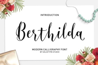 Berthilda Script: Where Vintage Charm Meets Modern Elegance