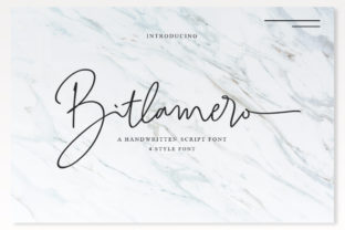Bitlamero Script: Energize Your Brand with Elegant Handwritten Style