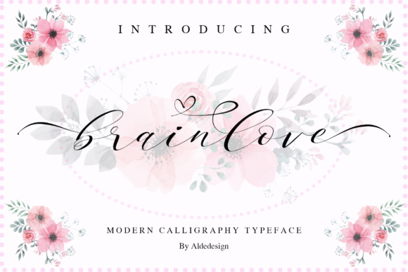Brainlove Script: Elevating Your Design with Elegant Flow