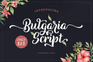 Bulgaria Script: A Modern Handwritten Font with a Playful Twist