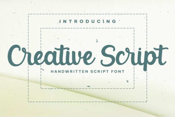 Creative Script: A Flowing Handwritten Font for Modern Design