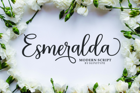 Esmeralda Script: A Sweet Calligraphy Font for Dynamic Projects
