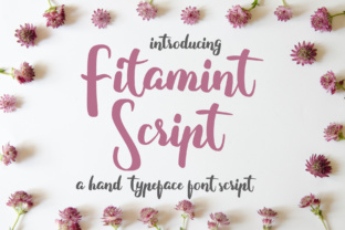 Fitamint Script: A Playful Handwritten Font for Creative Projects