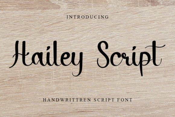 Hailey Script: The Colorful Handwritten Font for Modern Brands