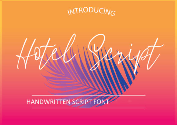 Hotel Script: More Than Just a Pretty Font