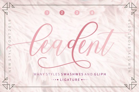 Leadent Script: A Truly Iconic Handwritten Font for Designers