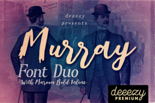 Murray Script Font Duo: Retro Charm for Modern Projects