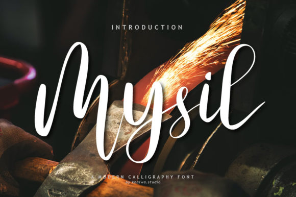 Mysil Script: The Handwritten Font for Modern Branding