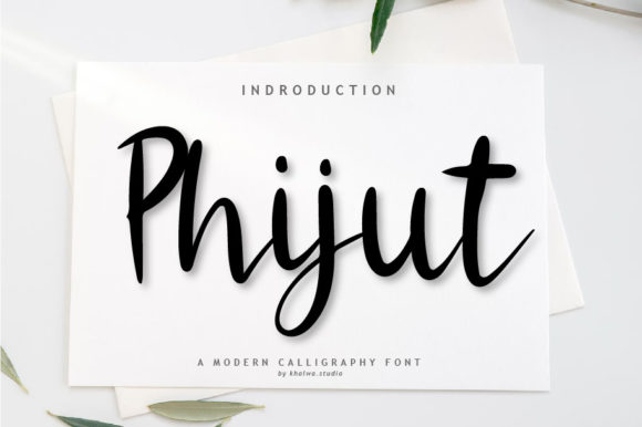 Phijut Script: The Handwritten Font for Timeless Branding