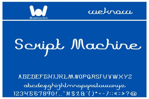 Script Machine: The Modern Script Font for Bold Branding