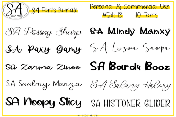 Transform Everyday Creations with Script and Handwritten Bundle 13