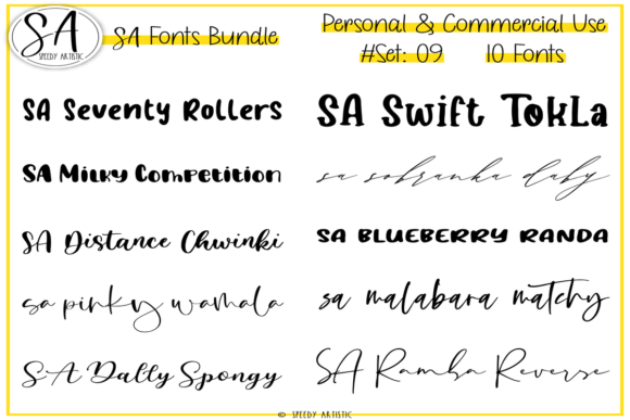 Transform Your Projects with Script and Handwritten Bundle 9