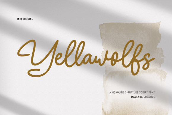 Yellawolfs Script: The Elegant Touch Your Designs Are Missing